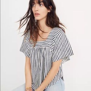 Madewell Texture & Thread Butterfly Top